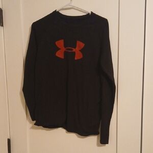 Under Armour Black Shirt with Red Emblem